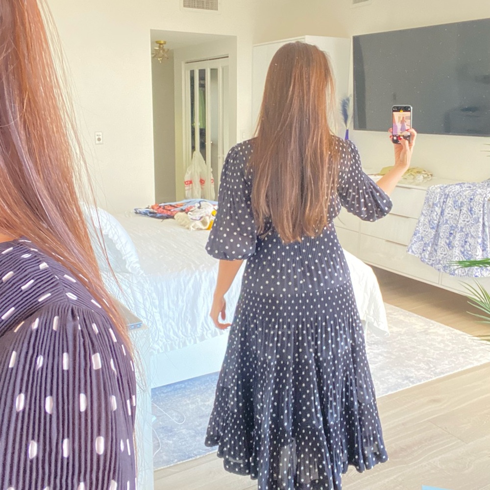 Zimmermann Black and White Polka Dot Dress